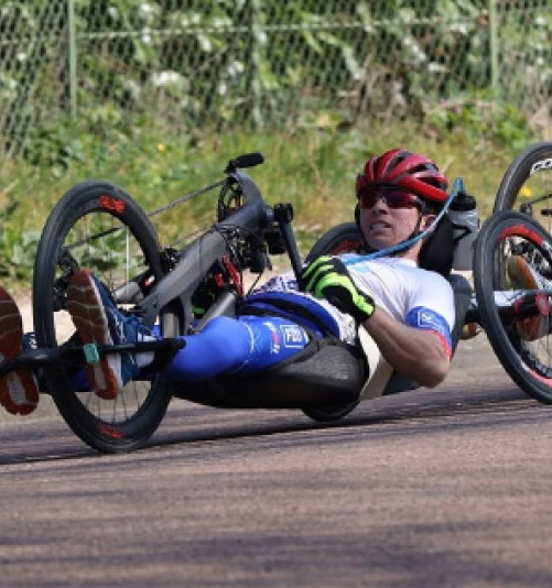 Andy Birée, athlète paracycliste